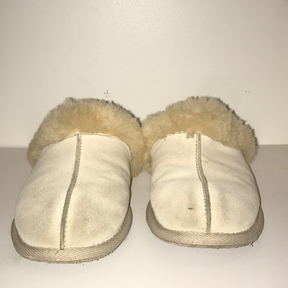 Cream UGG slippers